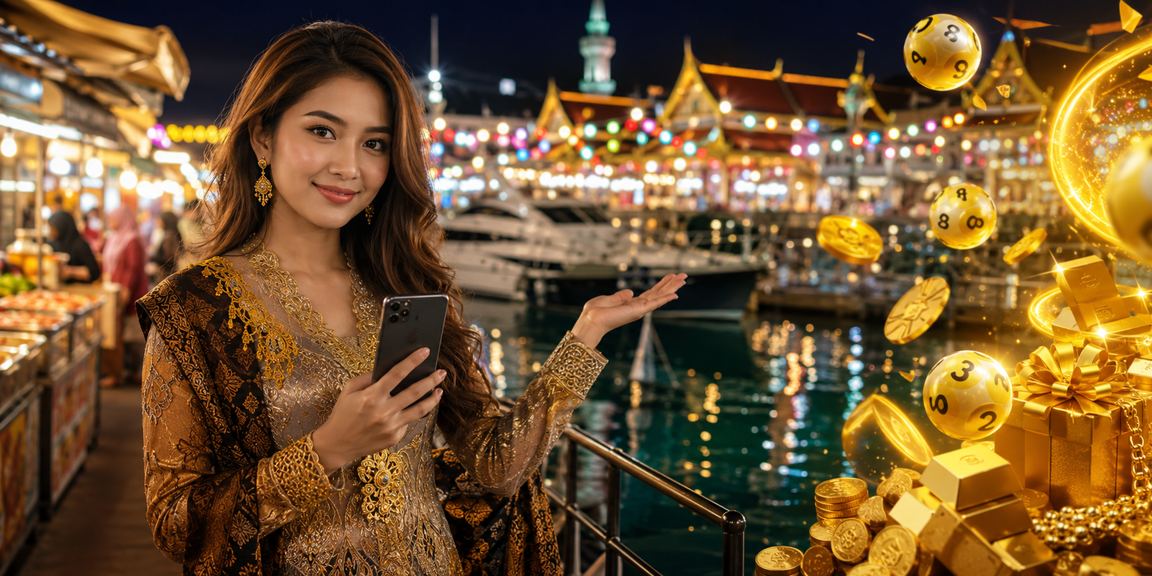 Suasana perayaan jackpot cabutan bertuah gaya Melayu di Kota Bharu Malaysia