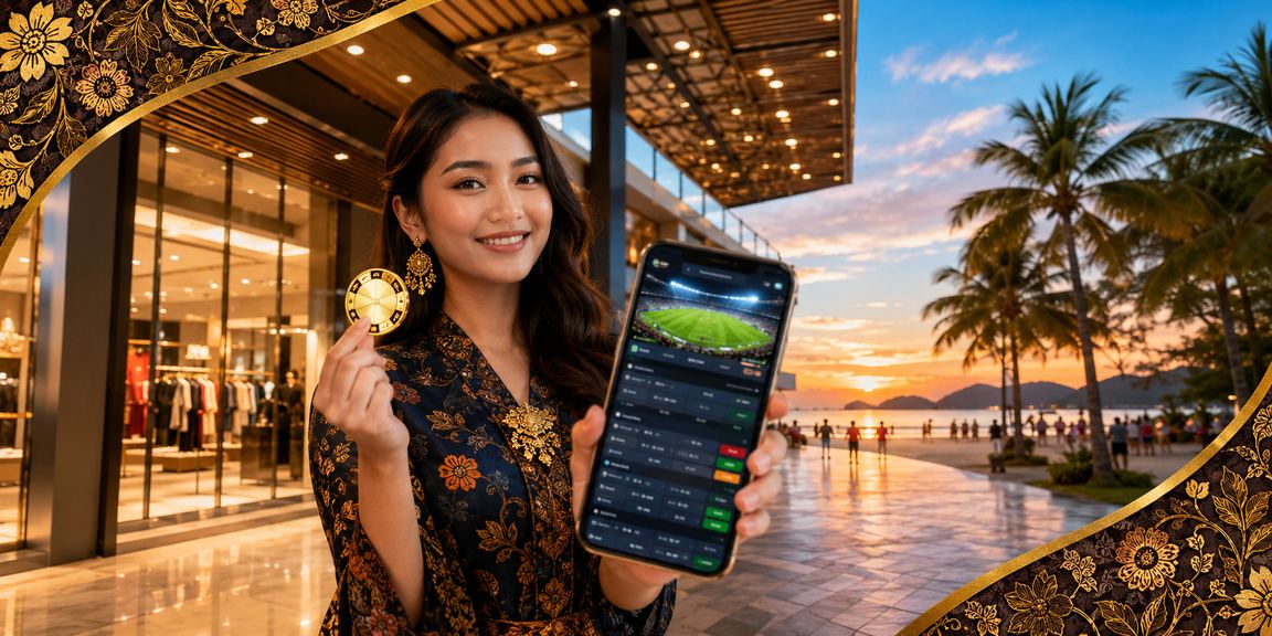 Aplikasi kasino bergaya batik dari Langkawi Malaysia untuk pengalaman roulette mudah alih